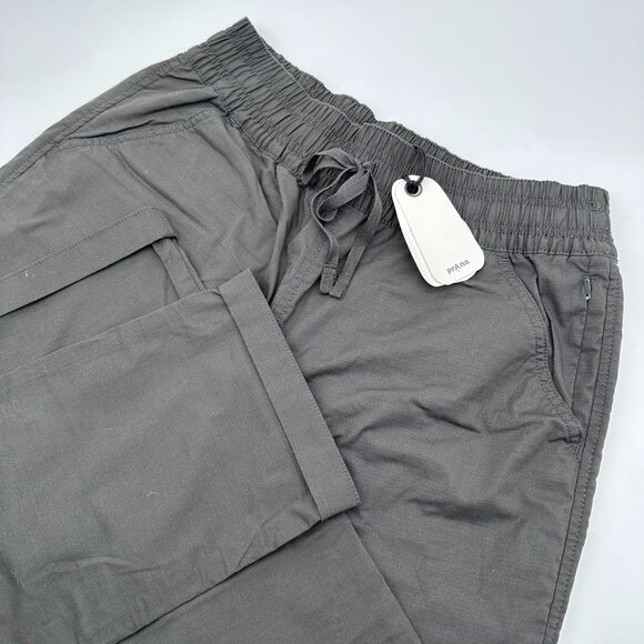 prAna Women's Palisades Ripstop E-Waist Tapered Leg Pant, Size Medium, Dark Iron - Picture 1 of 13
